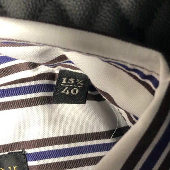 NWT $460 Corneliani 15.75 Shirt Large - Picture 2 of 4